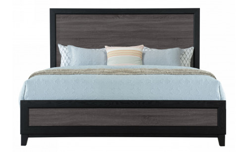 Lisbon Bed Grey / Black Global Furniture Lisbon Bed Grey / Black Global Furniture