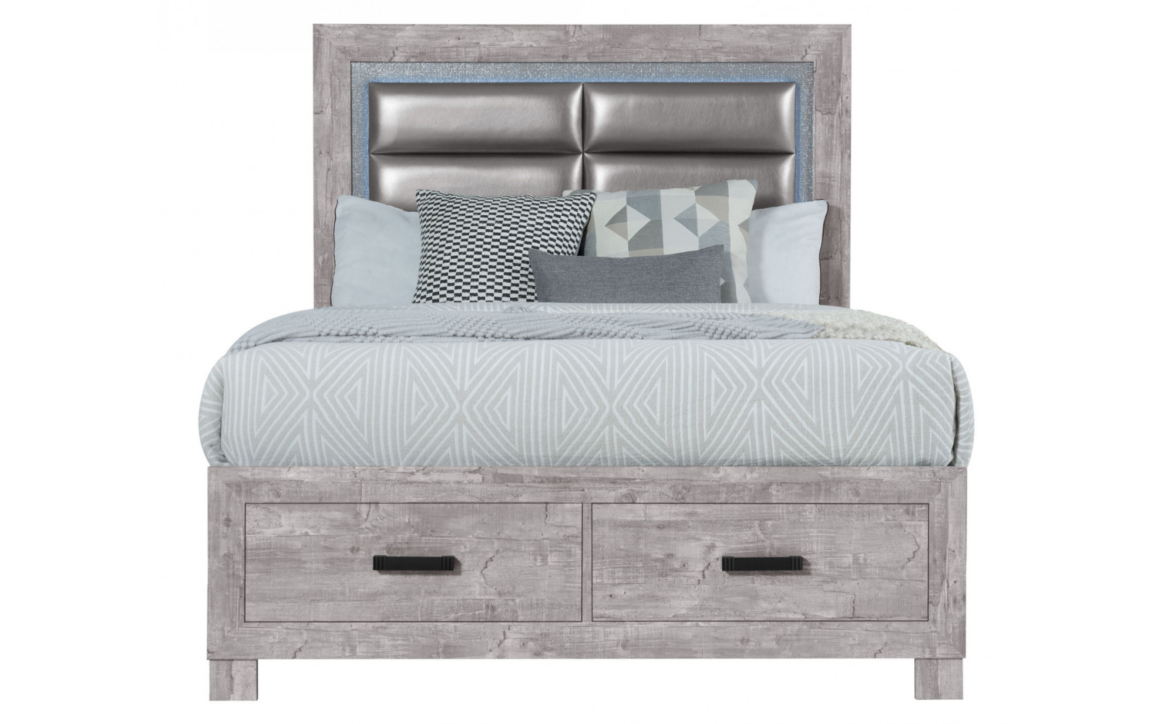 Nolan Casegoods Light Grey Global Furniture