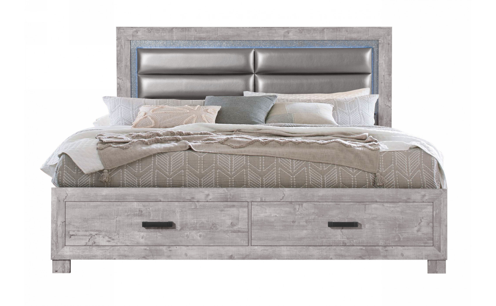 Nolan Casegoods Light Grey Global Furniture