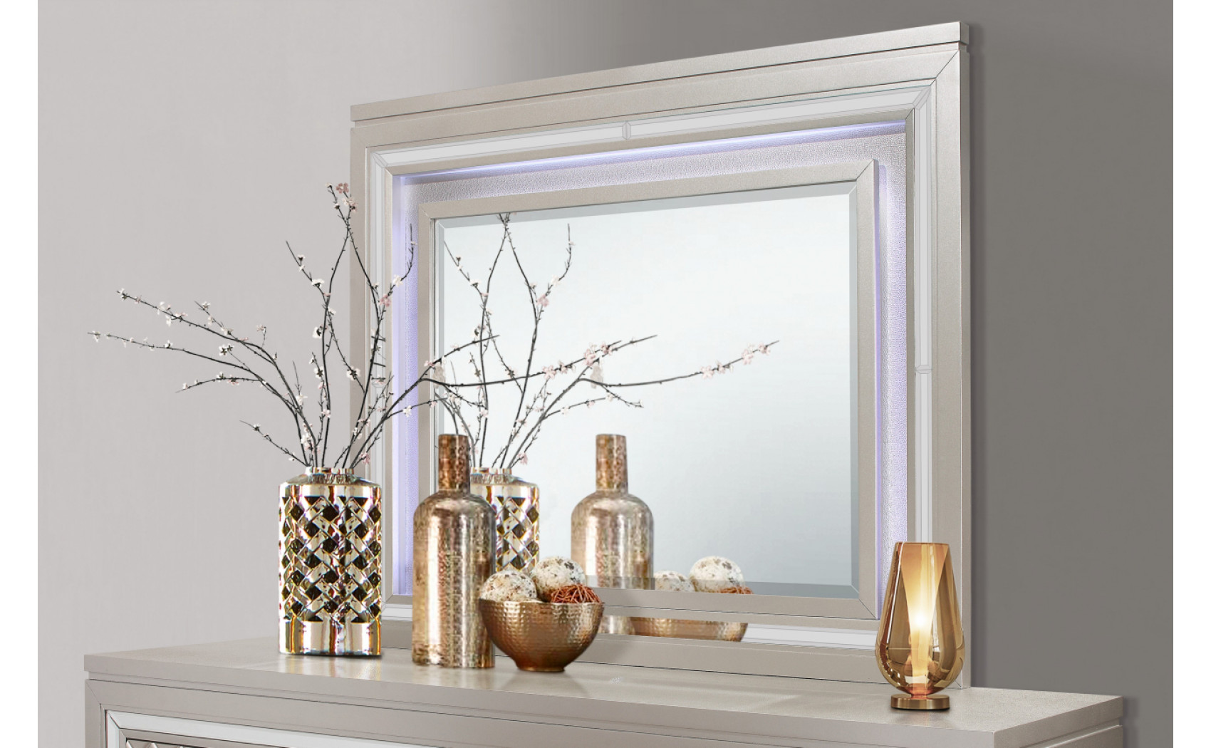 Paris Dresser Champagne Global Furniture