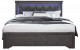 Pompei Bed Metallic Grey Global Furniture