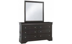 Pompei Dresser  Metallic Grey Global Furniture Pompei Dresser  Metallic Grey Global Furniture