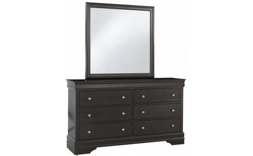 Pompei Dresser  Metallic Grey Global Furniture Pompei Dresser  Metallic Grey Global Furniture