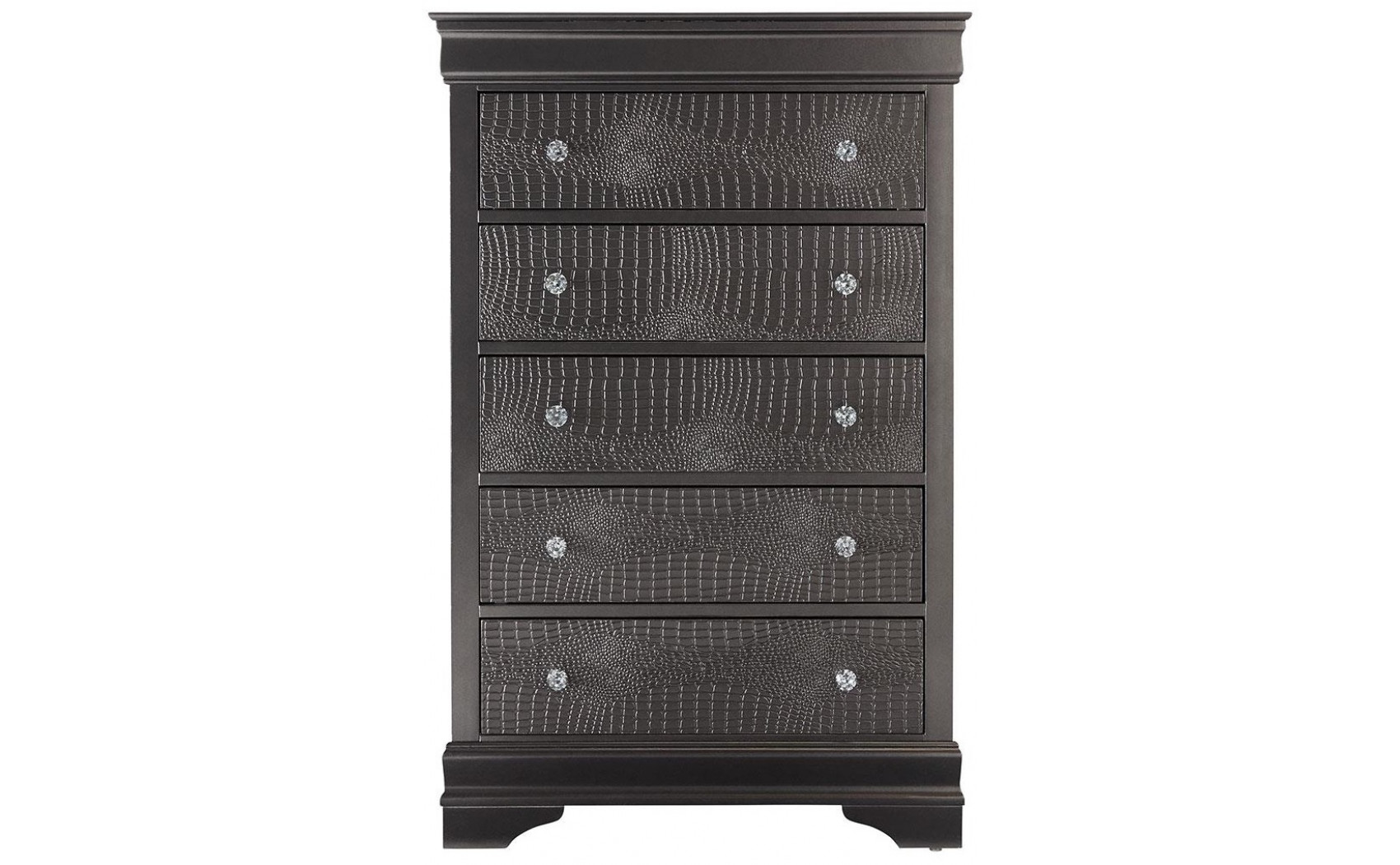 Pompei Chest Metallic Grey Global Furniture