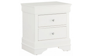 Pompei Nightstand Metallic White Global Furniture Pompei Nightstand Metallic White Global Furniture