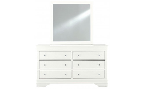 Pompei Dresser Metallic White Global Furniture Pompei Dresser Metallic White Global Furniture