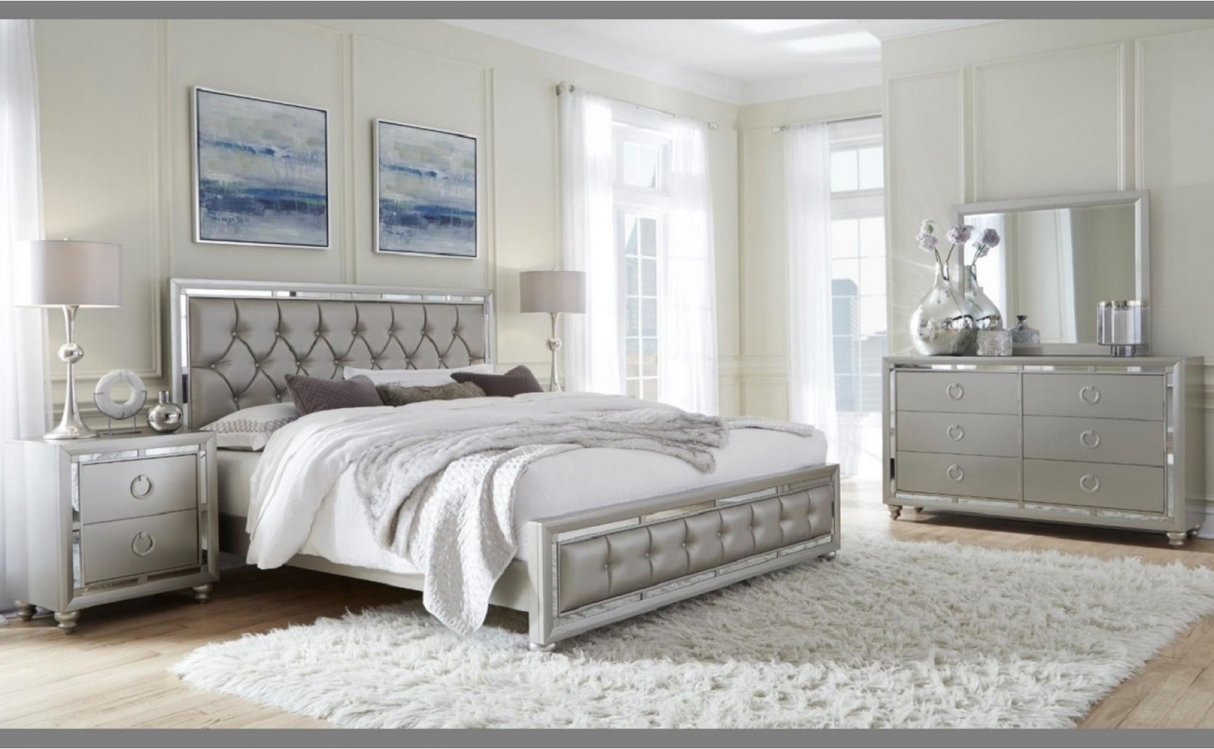 Riley Chest Silver Global Furniture