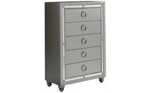 Riley Chest Silver Global Furniture Riley Chest Silver Global Furniture