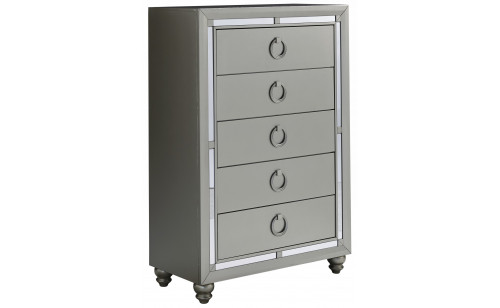 Riley Chest Silver Global Furniture Riley Chest Silver Global Furniture