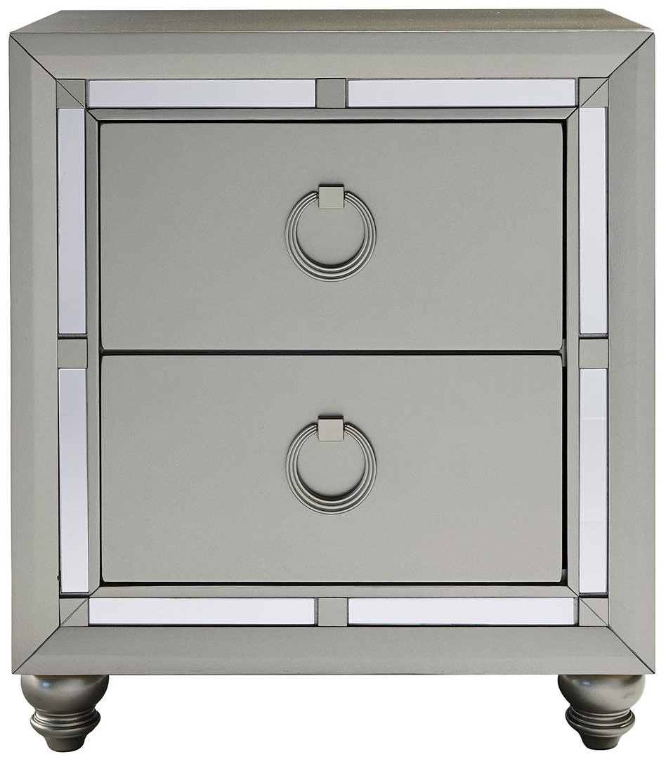 Riley Bedroom Set Silver Global Furniture USA