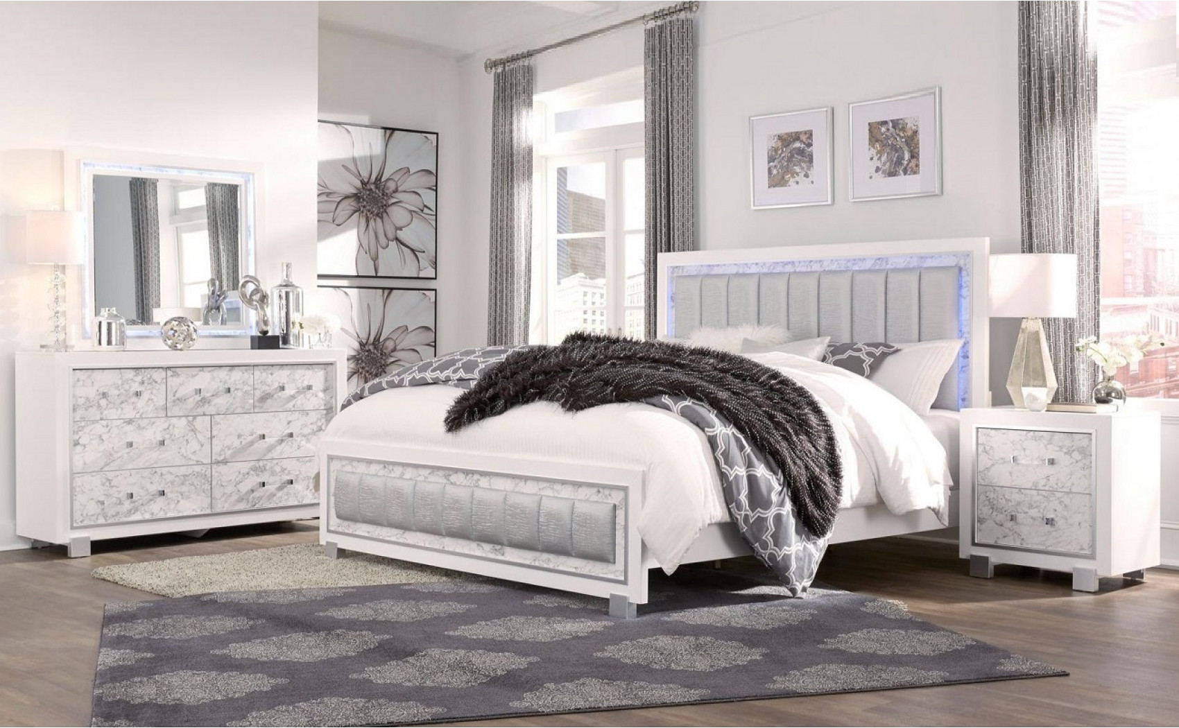 Santorini Chest White Global Furniture