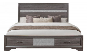 Seville Bed Grey Global Furniture Seville Bed Grey Global Furniture