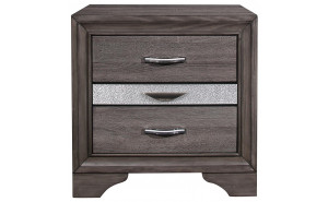 Seville Nightstand Grey Global Furniture Seville Nightstand Grey Global Furniture
