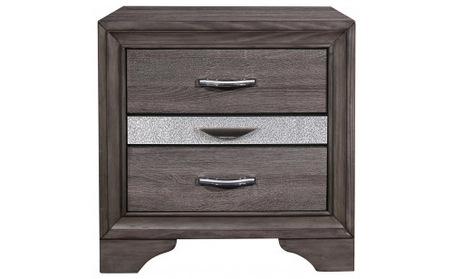 Seville Nightstand Grey Global Furniture Seville Nightstand Grey Global Furniture
