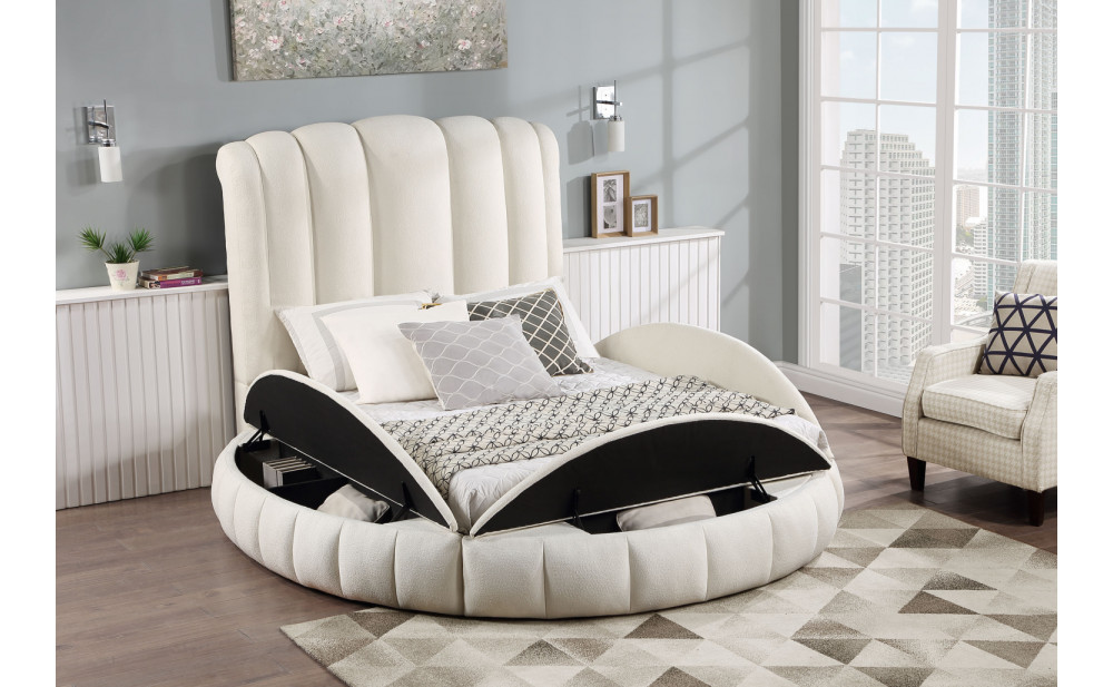 Snow Bed White Global Furniture