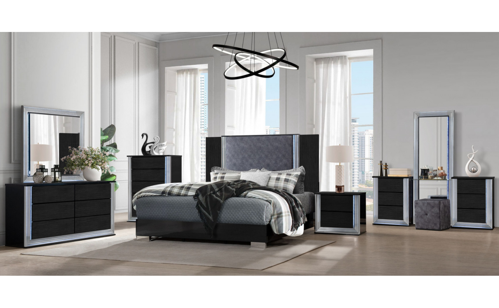 Ylime Chest Black Global Furniture