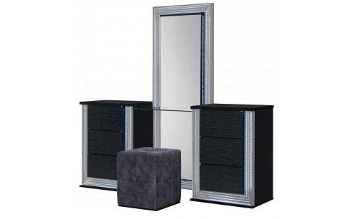 Ylime Vanity Black Global Furniture Ylime Vanity Black Global Furniture