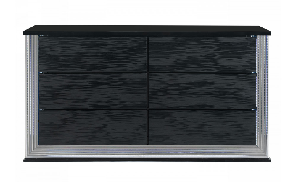 Ylime Dresser Black Global Furniture