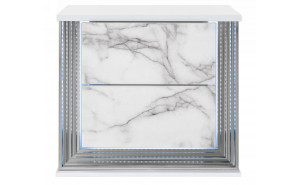 Ylime Nightstand Light Grey / White Global Furniture Ylime Nightstand Light Grey / White Global Furniture