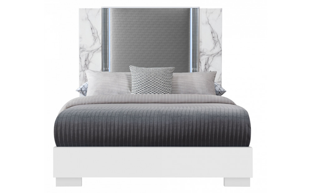 Ylime Casegoods Light Grey / White Global Furniture