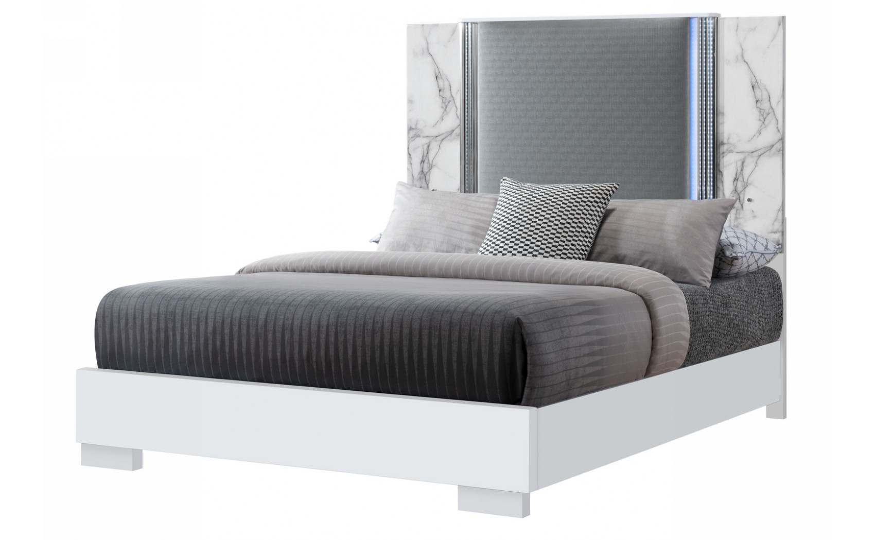Ylime Vanity Light Grey / White Global Furniture