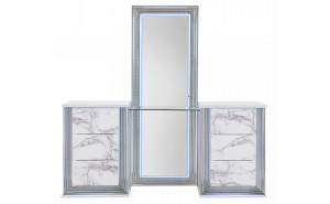 Ylime Vanity Light Grey / White Global Furniture Ylime Vanity Light Grey / White Global Furniture