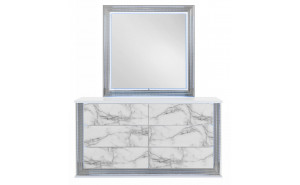 Ylime Dresser Light Grey / White Global Furniture Ylime Dresser Light Grey / White Global Furniture