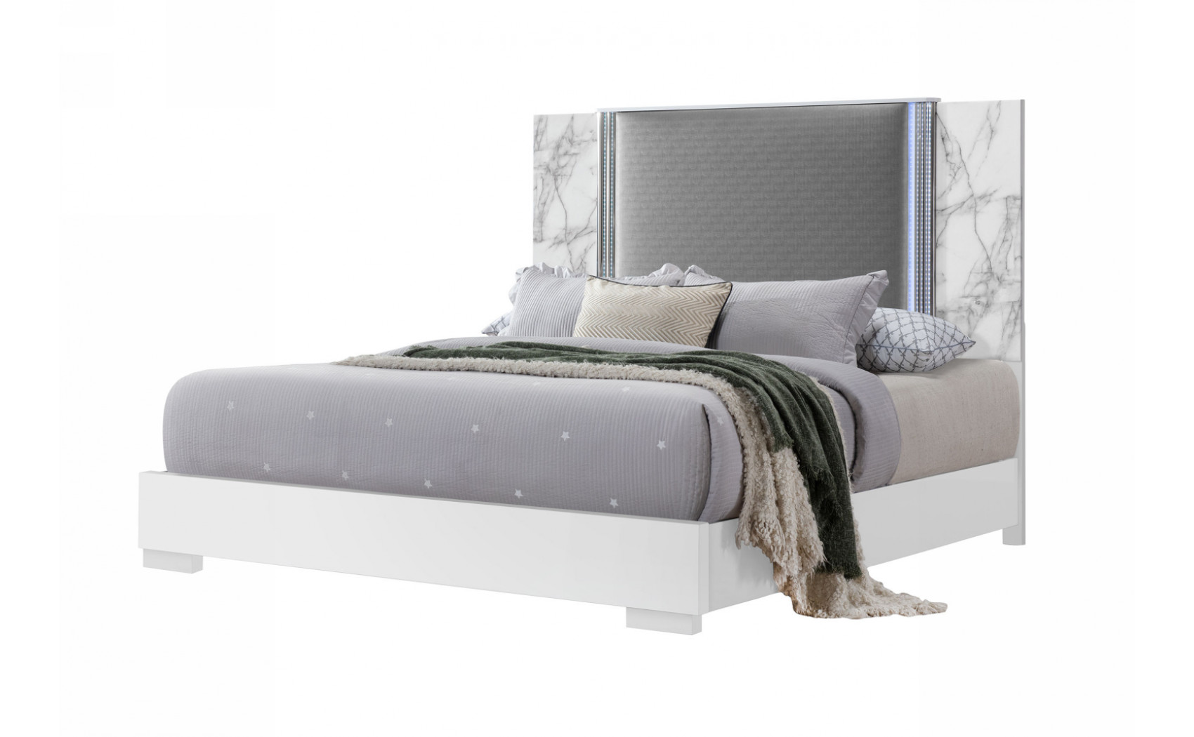 Ylime Vanity Light Grey / White Global Furniture