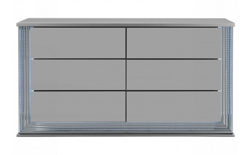 Ylime Dresser Silver Global Furniture Ylime Dresser Silver Global Furniture