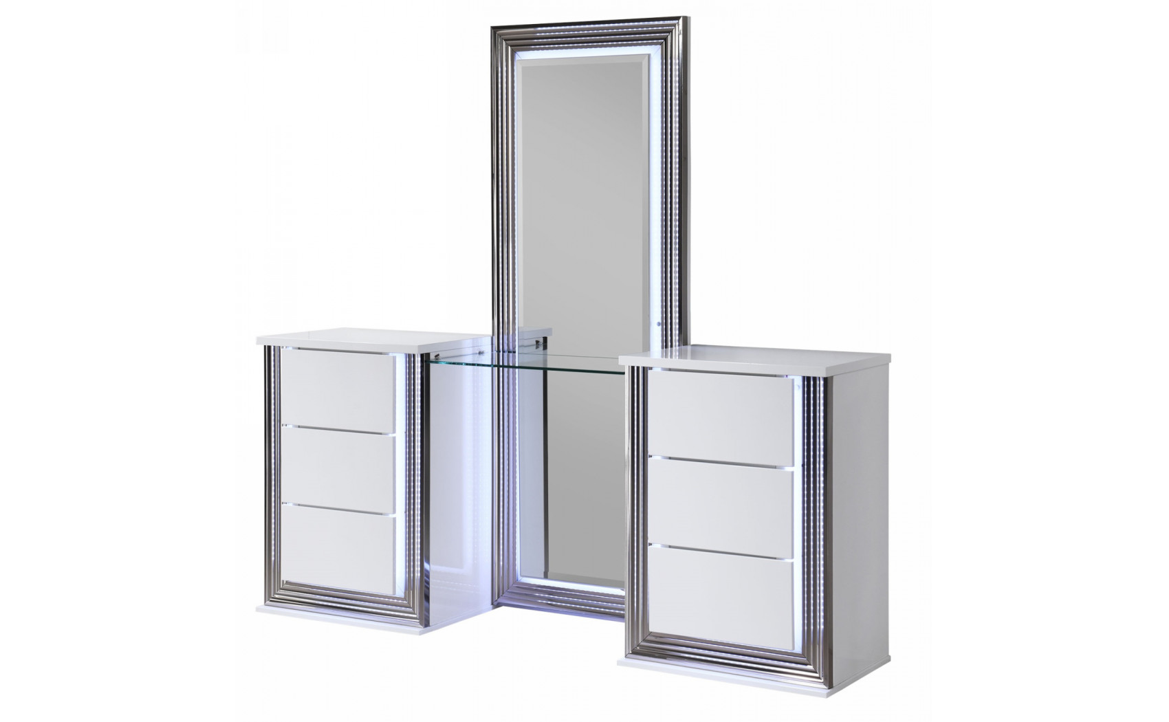 Ylime Vanity White Global Furniture