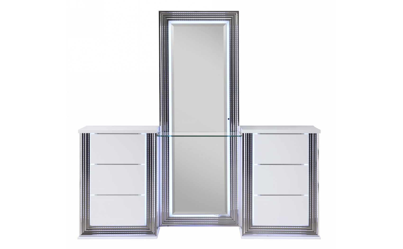 Ylime Vanity White Global Furniture