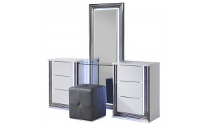 Ylime Vanity White Global Furniture Ylime Vanity White Global Furniture