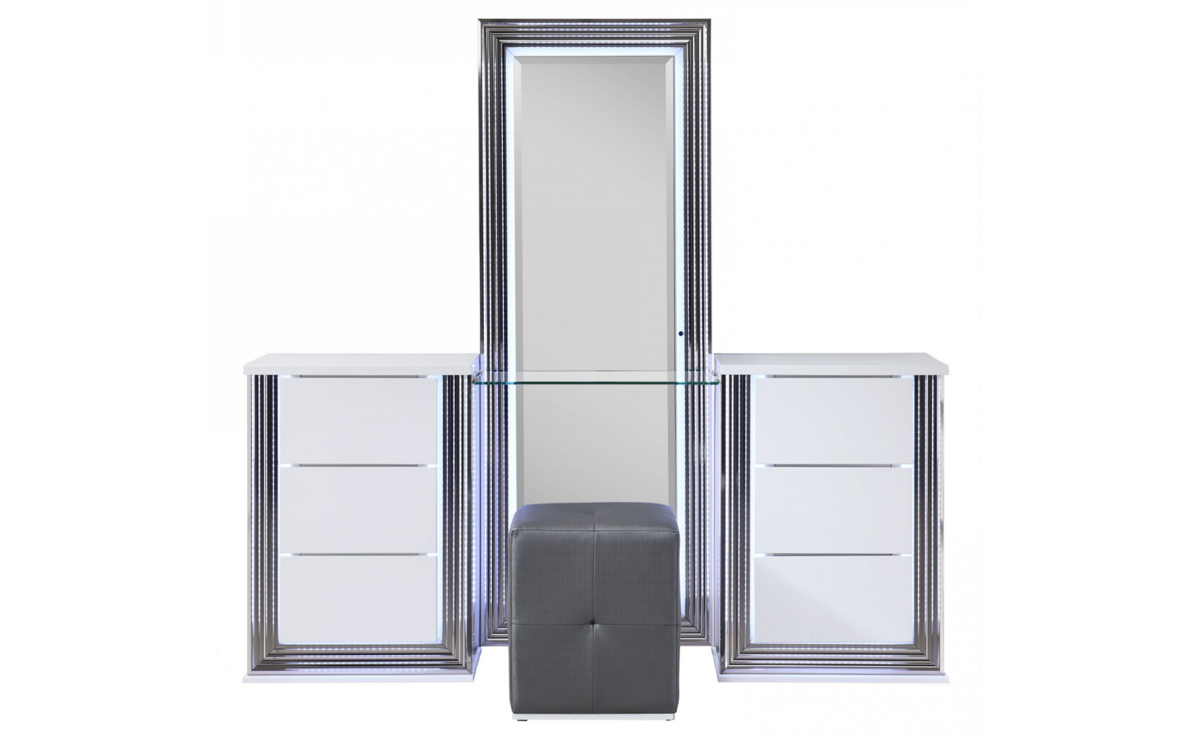 Ylime Vanity White Global Furniture