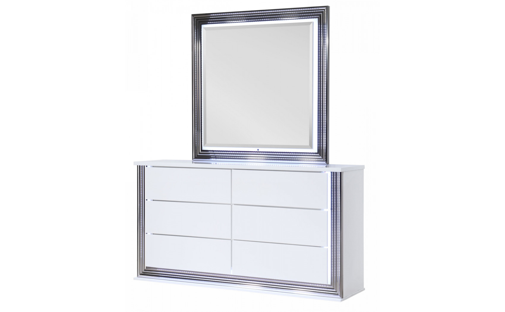 Ylime Vanity White Global Furniture