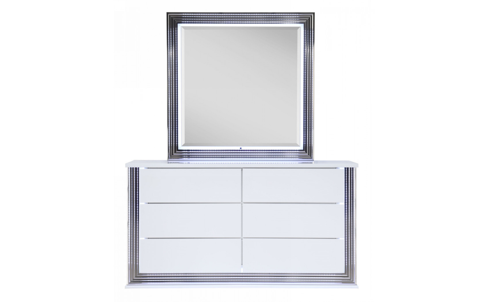 Ylime Vanity White Global Furniture