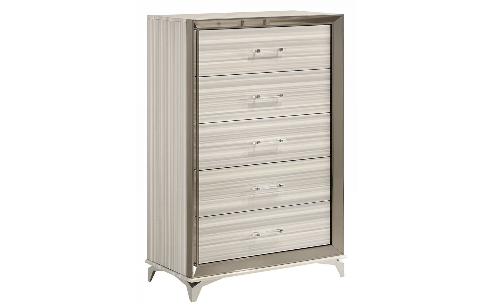 Zambrano Vanity Light Grey / White Global Furniture