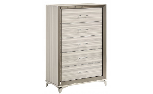 Zambrano Chest Light Grey / White Global Furniture Zambrano Chest Light Grey / White Global Furniture