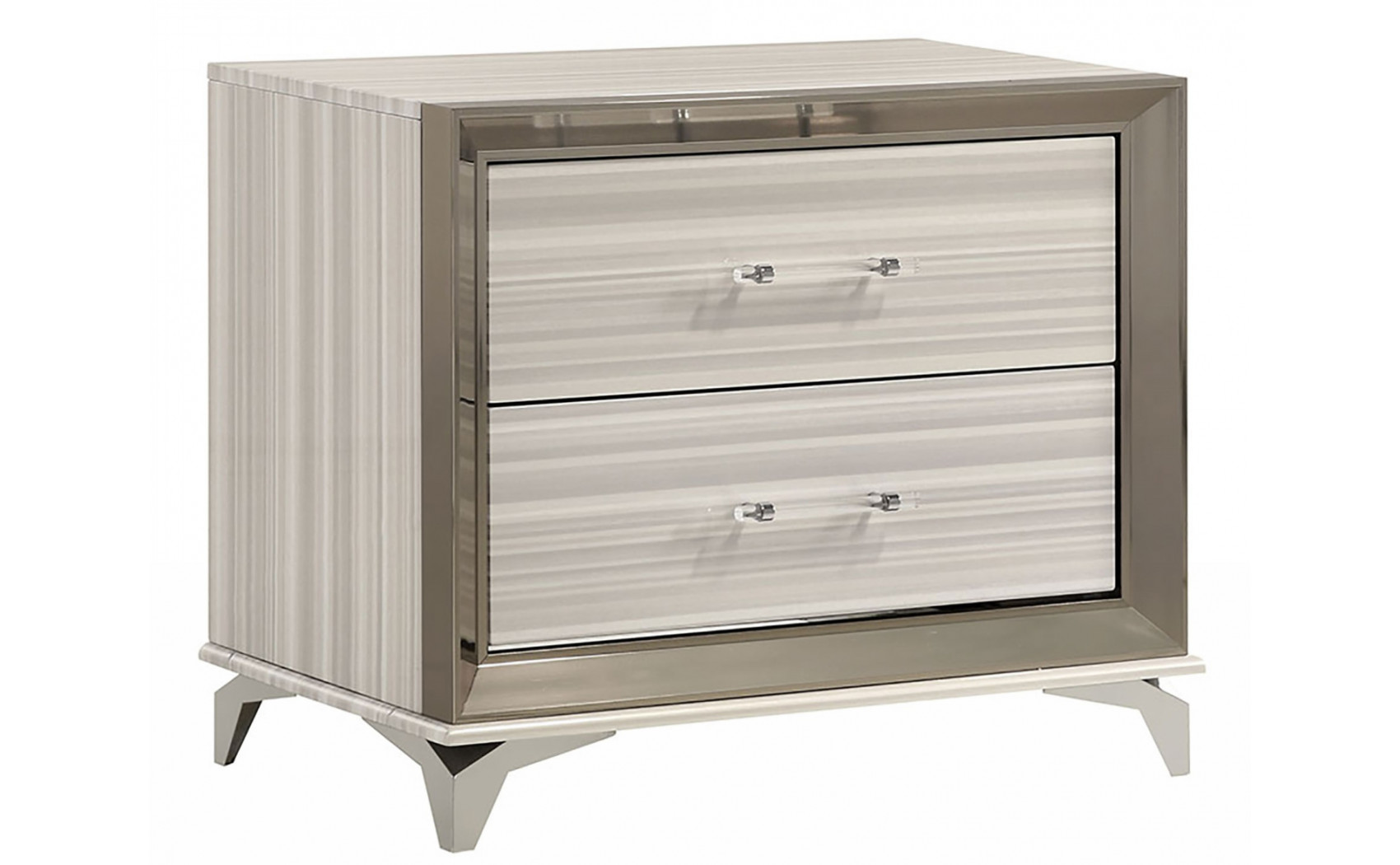 Zambrano Vanity Light Grey / White Global Furniture