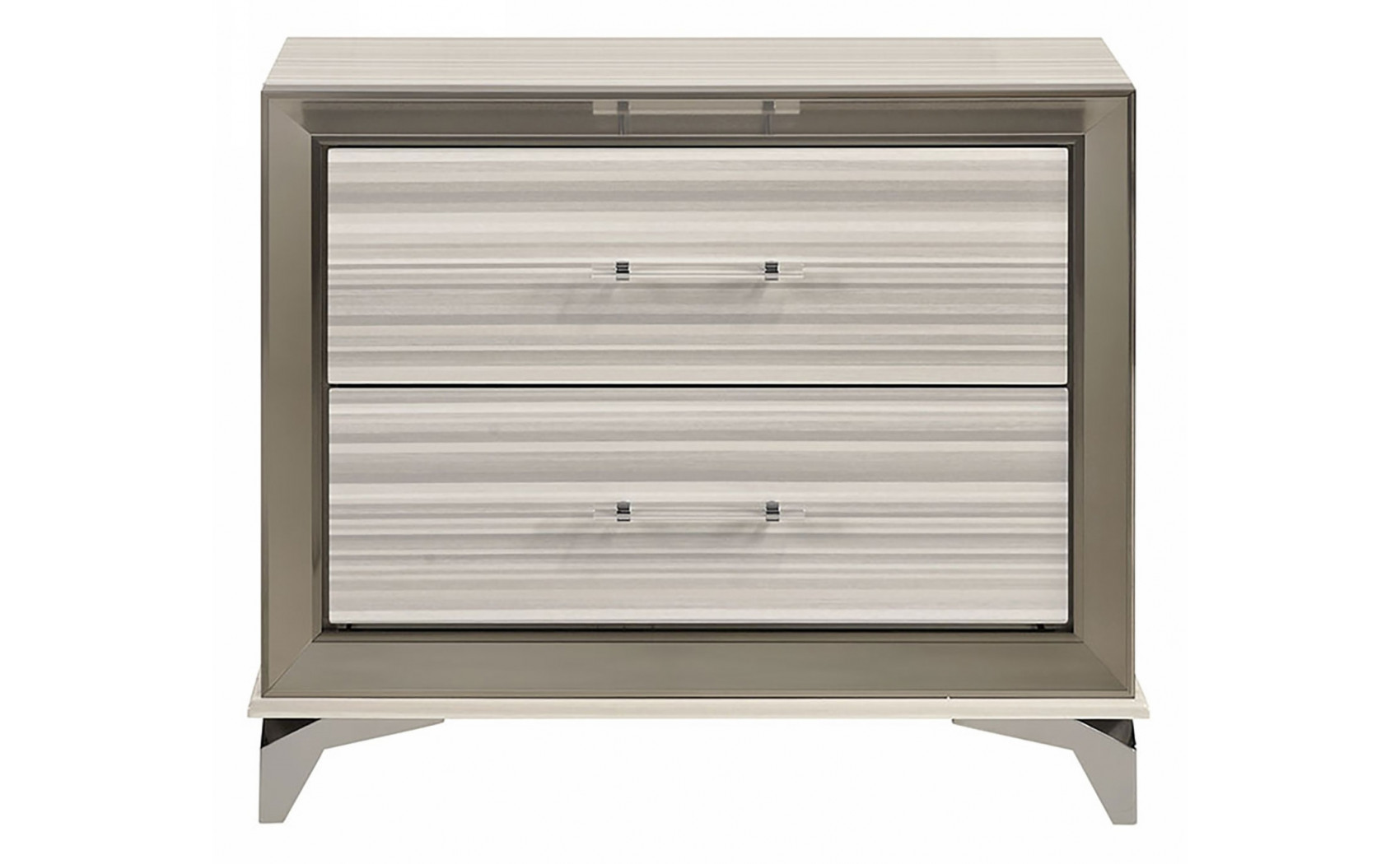 Zambrano Vanity Light Grey / White Global Furniture