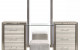 Zambrano Nightstand Light Grey / White Global Furniture