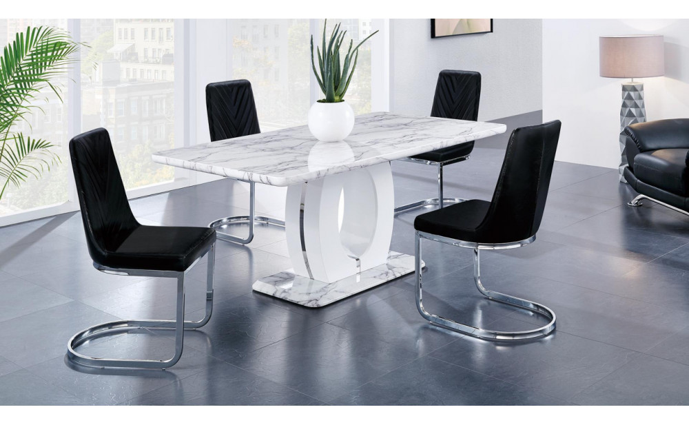 D1067DC Dining Chair Set Black Global Furniture