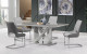 D1119DC Dining Chair Set Light Grey / Dark Grey Global Furniture
