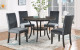 D1622DT + D1622DC-GRY Dining Set Global Furniture