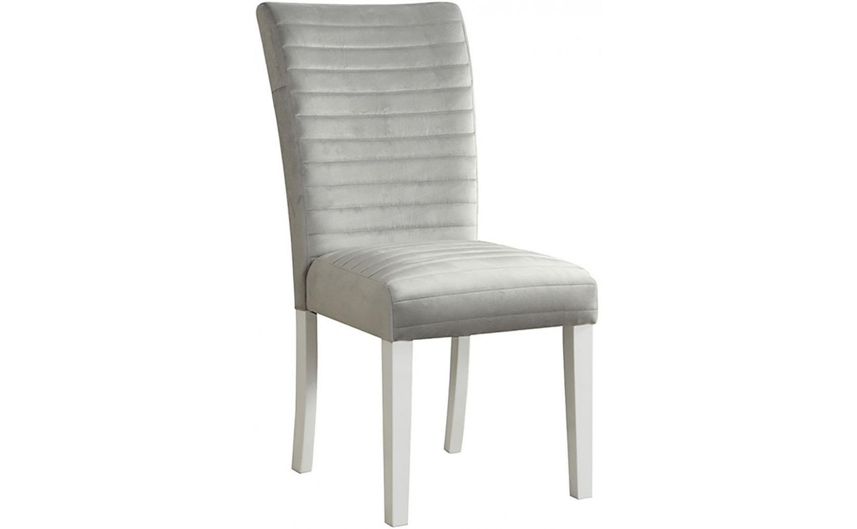 Monaco D1903DC Dining Chair Set Light Grey / White Global Furniture