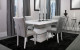 Monaco D1903DC Dining Chair Set Light Grey / White Global Furniture