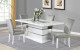 Monaco D1903DC Dining Chair Set Light Grey / White Global Furniture