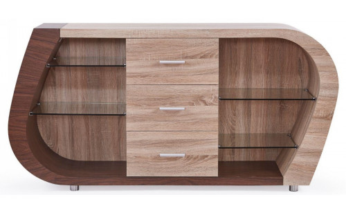 D4126N Buffet Oak / Walnut Global Furniture D4126N Buffet Oak / Walnut Global Furniture