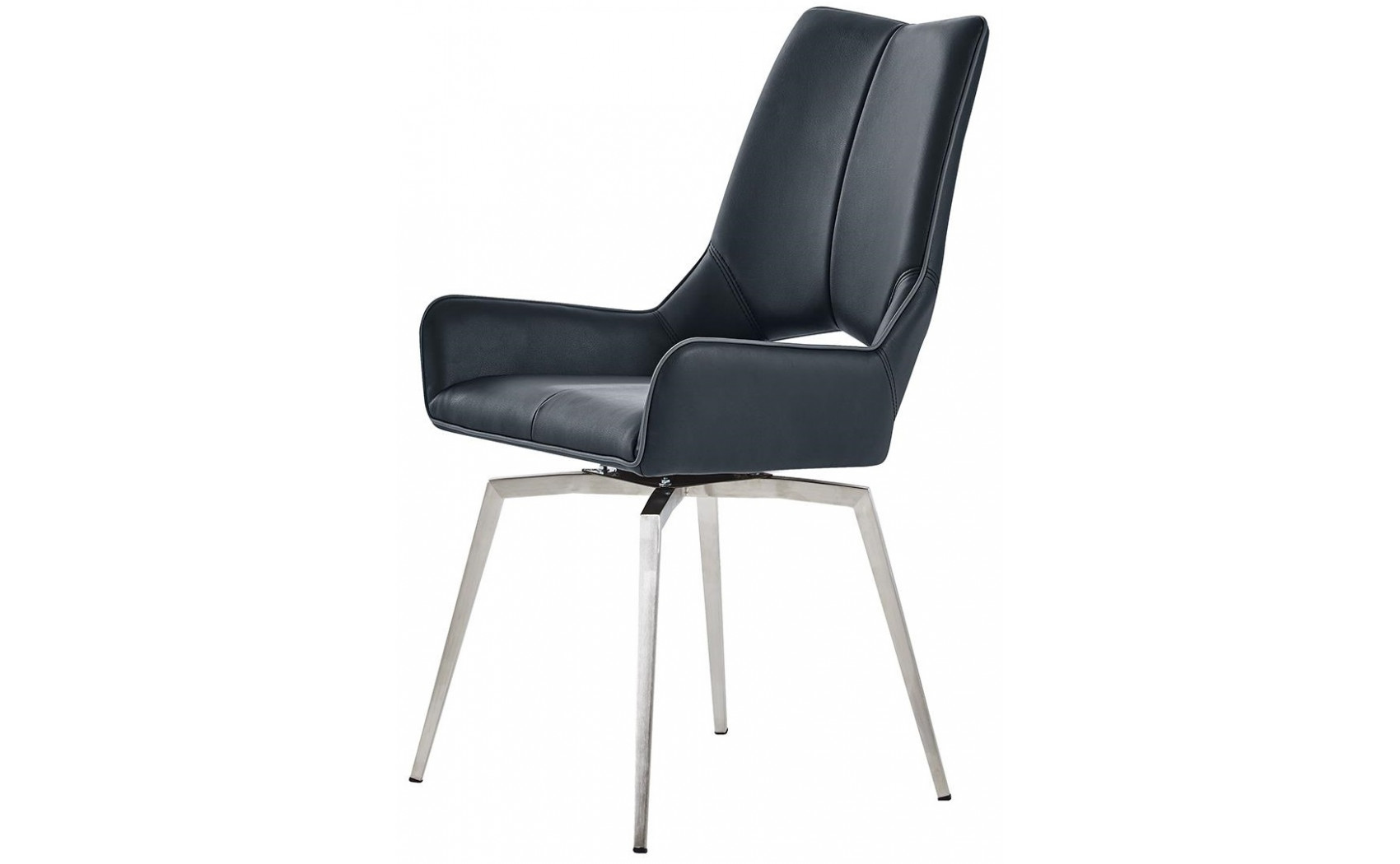 D4878DC Swivel Dining Chair Set Black Global Furniture