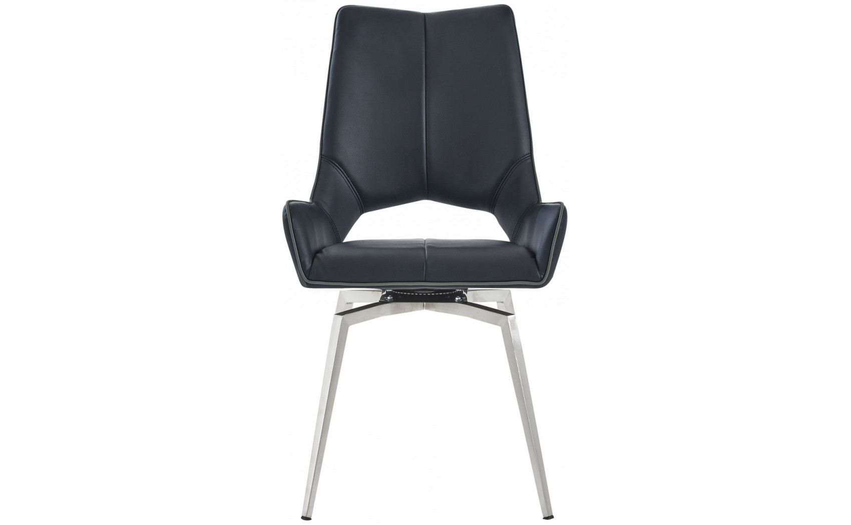 D4878DC Swivel Dining Chair Set Black Global Furniture