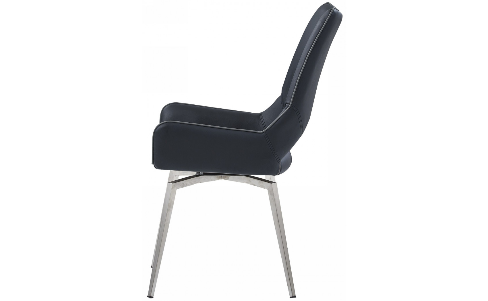 D4878DC Swivel Dining Chair Set Black Global Furniture